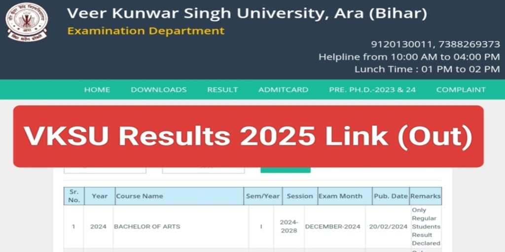 VKSU Result 2025