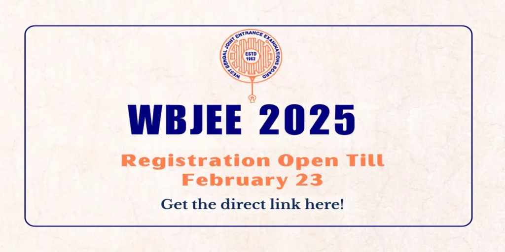 WBJEE 2025 Registration
