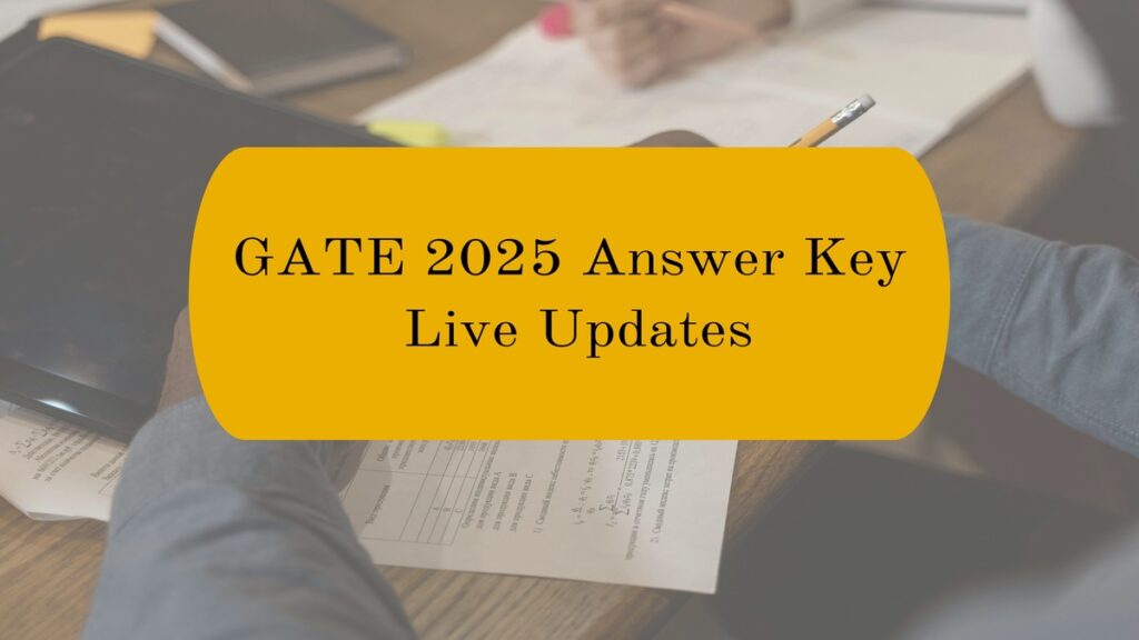 GATE 2025 Official Answer