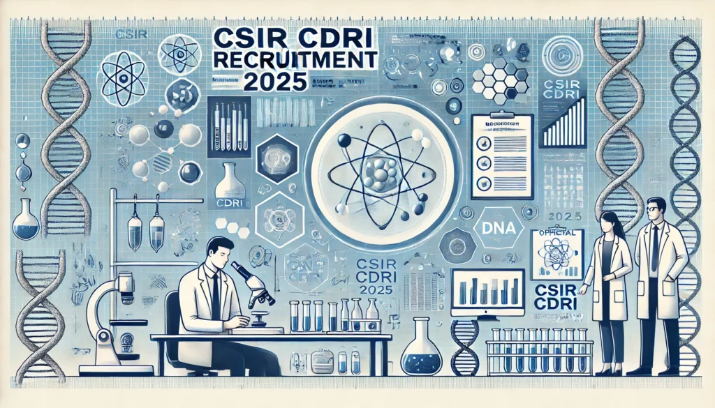 CSIR CDRI Recruitment 2025