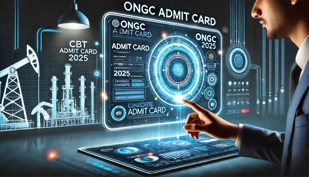 ONGC CBT Admit Card 2025