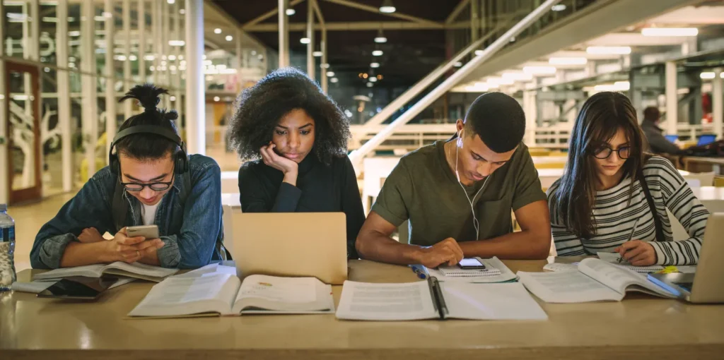 Group of students studying together. (Source: Forbes)