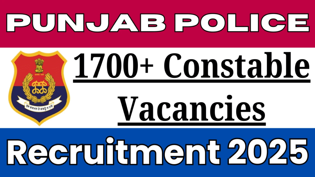 Punjab Police Constable Recruitment Answer Key 2025 OUT – Check Now at punjabpolice.gov.in